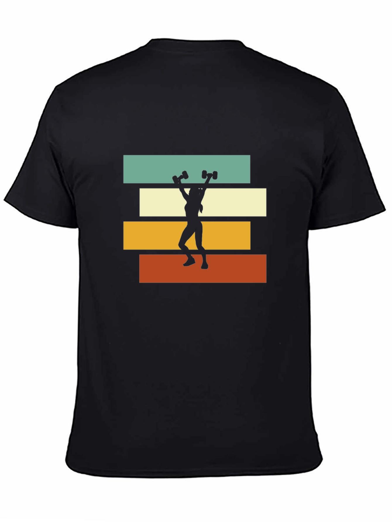 Retro Workout T-Shirt - Female Lifter Design