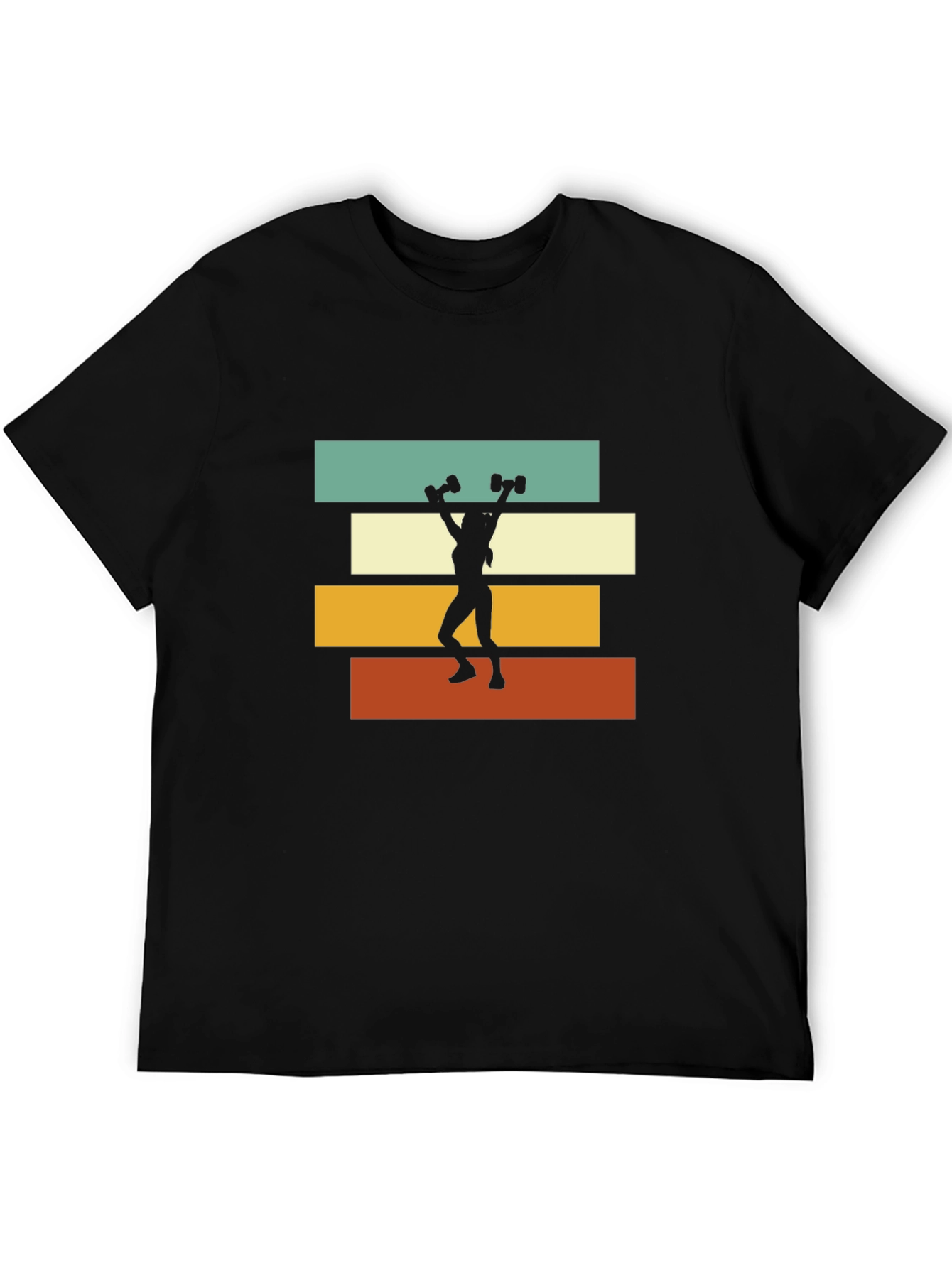 Retro Workout T-Shirt - Female Lifter Design