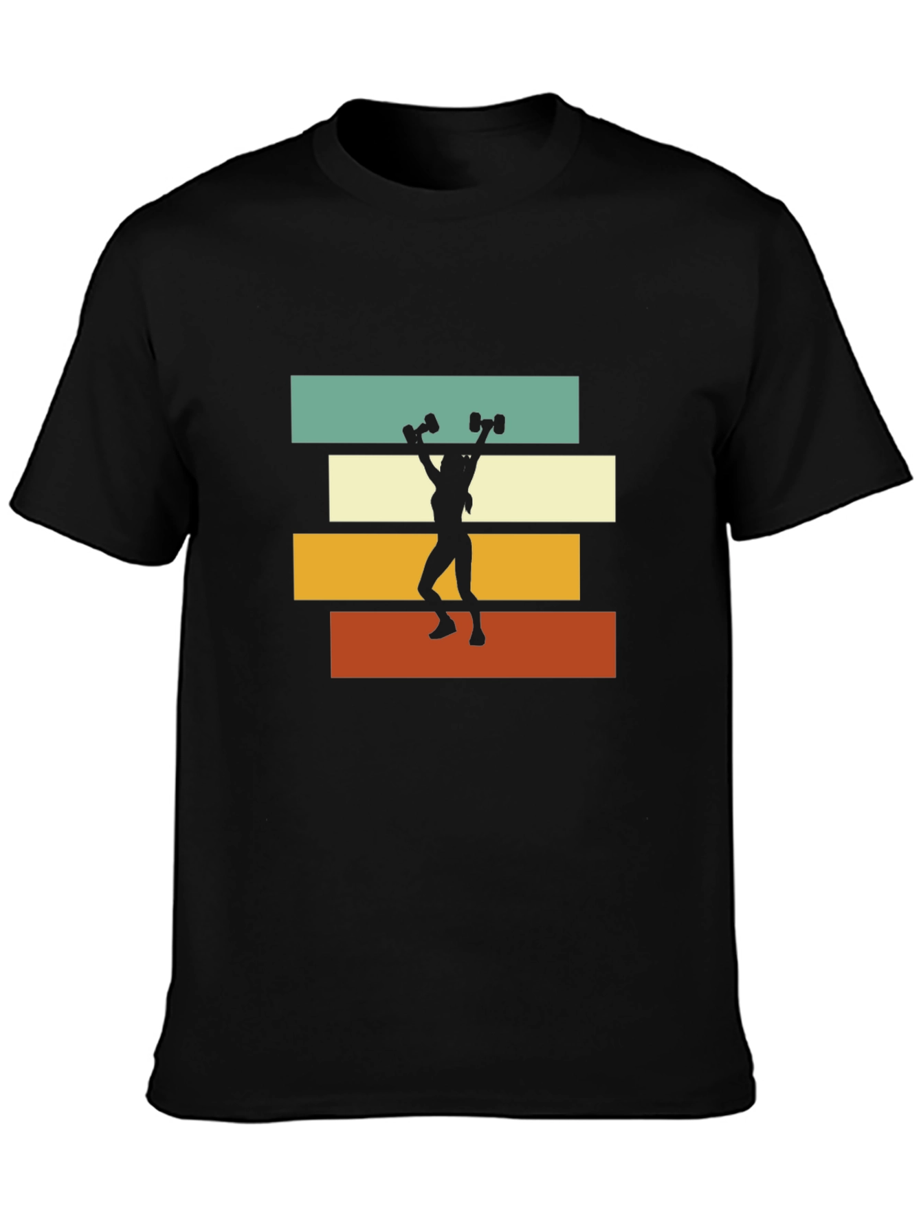 Retro Workout T-Shirt - Female Lifter Design