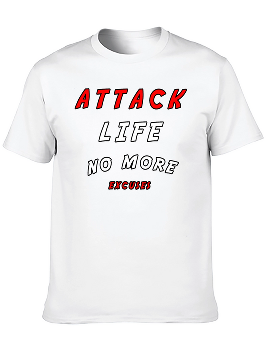 Attack Life T-Shirt - Motivational Graphic Tee