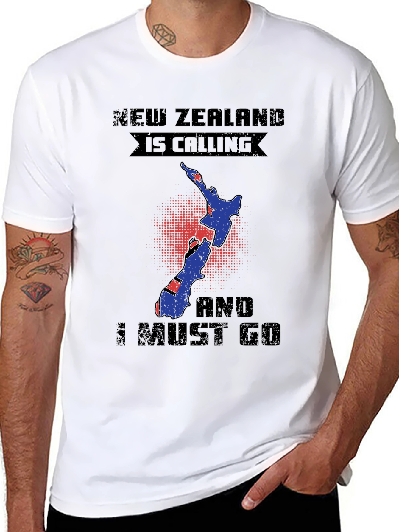 New Zealand Calling T-Shirt - Travel & Adventure Tee