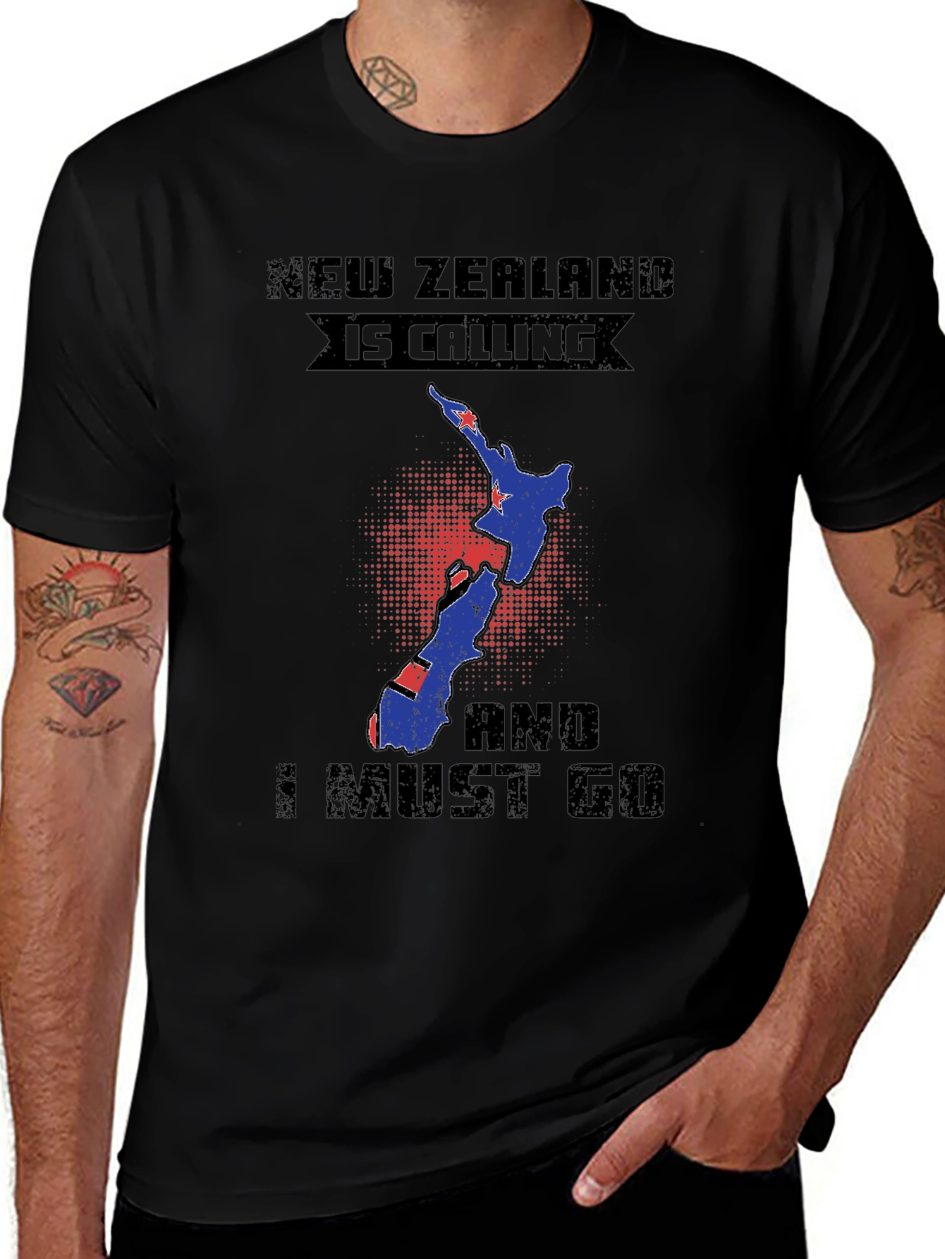 New Zealand Calling T-Shirt - Travel & Adventure Tee