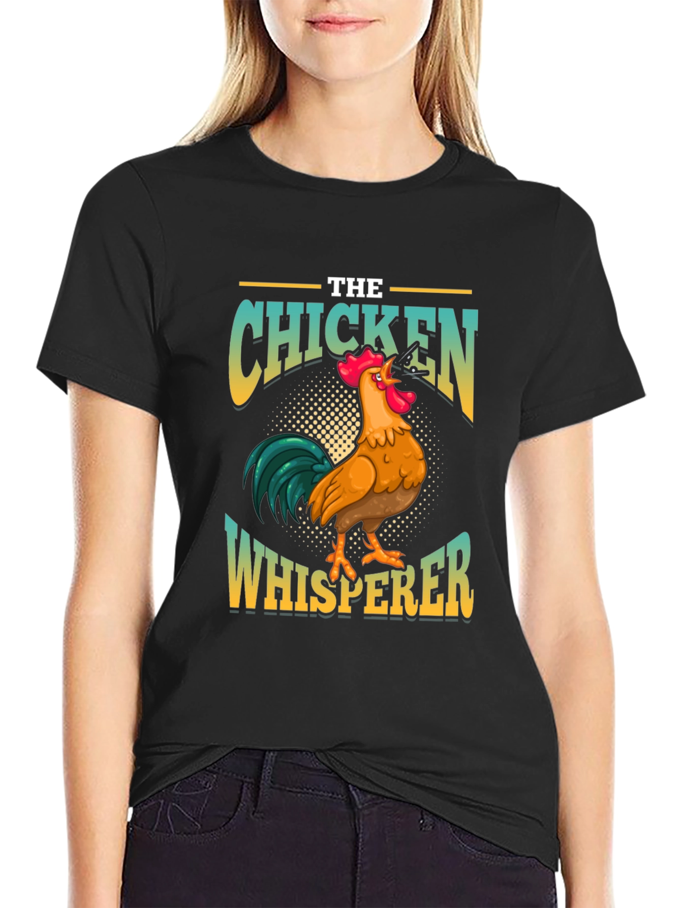 Chicken Whisperer Graphic T-Shirt - Farm Animal Lover Tee