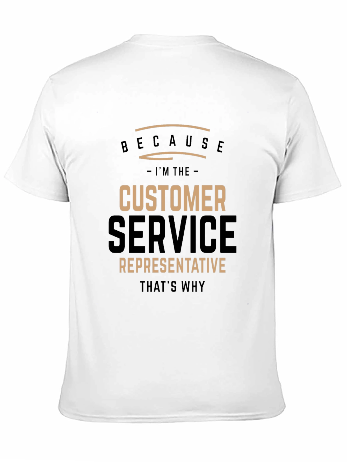 Customer Service Representative Black T-Shirt