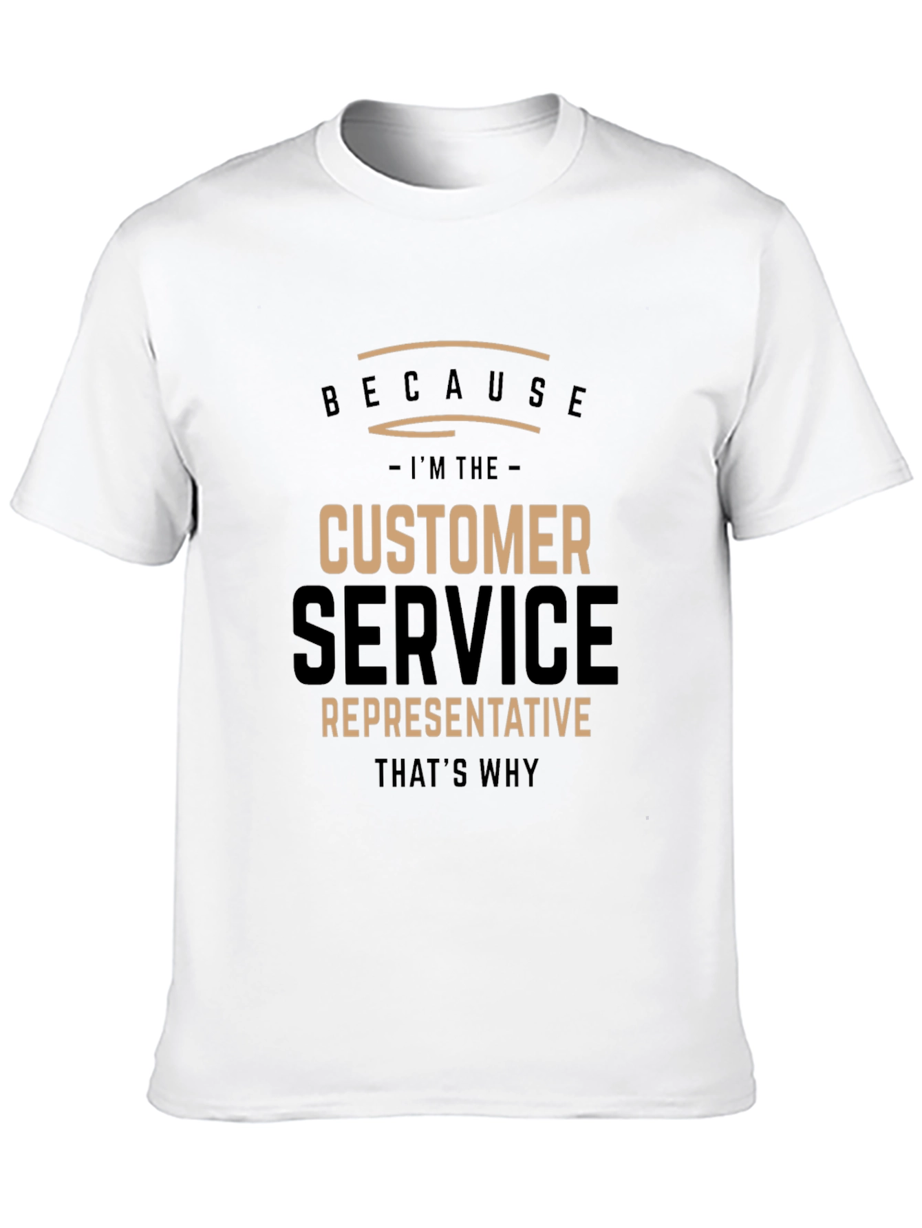 Customer Service Representative Black T-Shirt