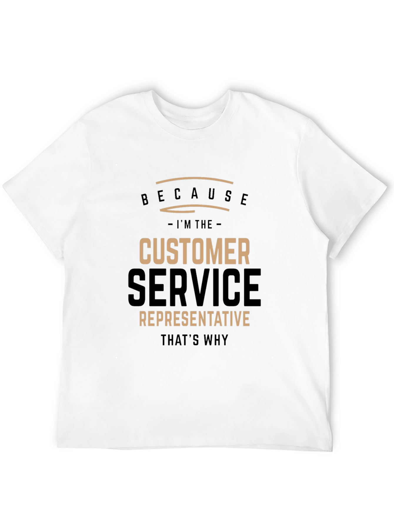Customer Service Representative Black T-Shirt