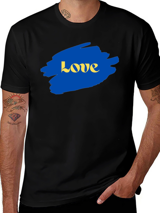 Love Ukraine Black T-Shirt