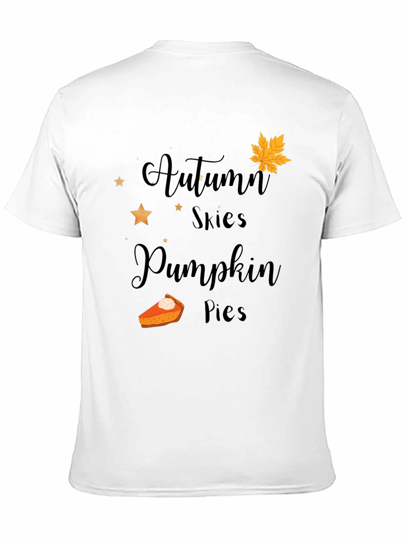 Autumn Skies Pumpkin Pies Graphic Tee