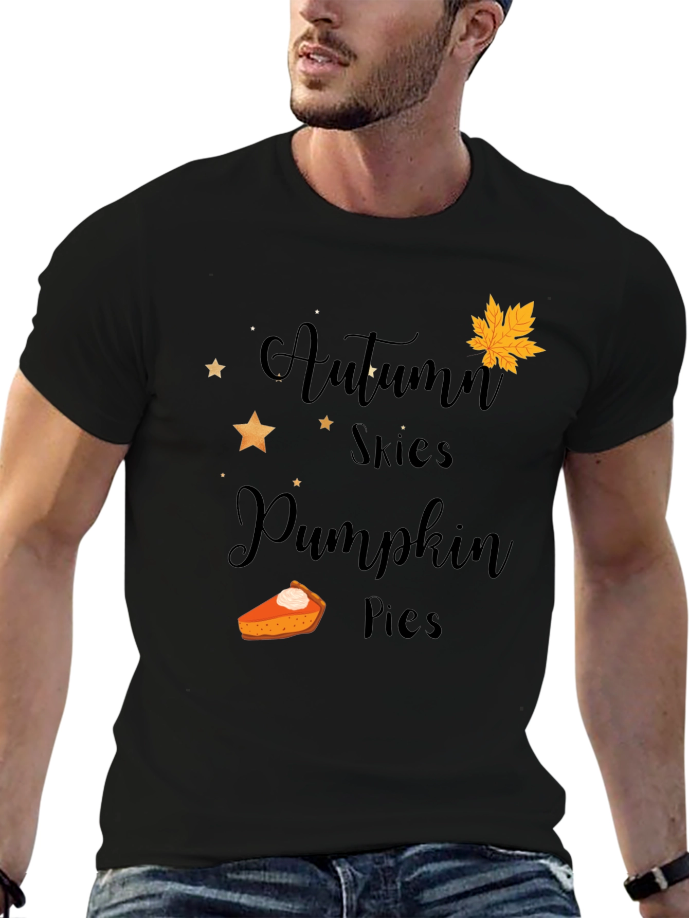 Autumn Skies Pumpkin Pies Graphic Tee