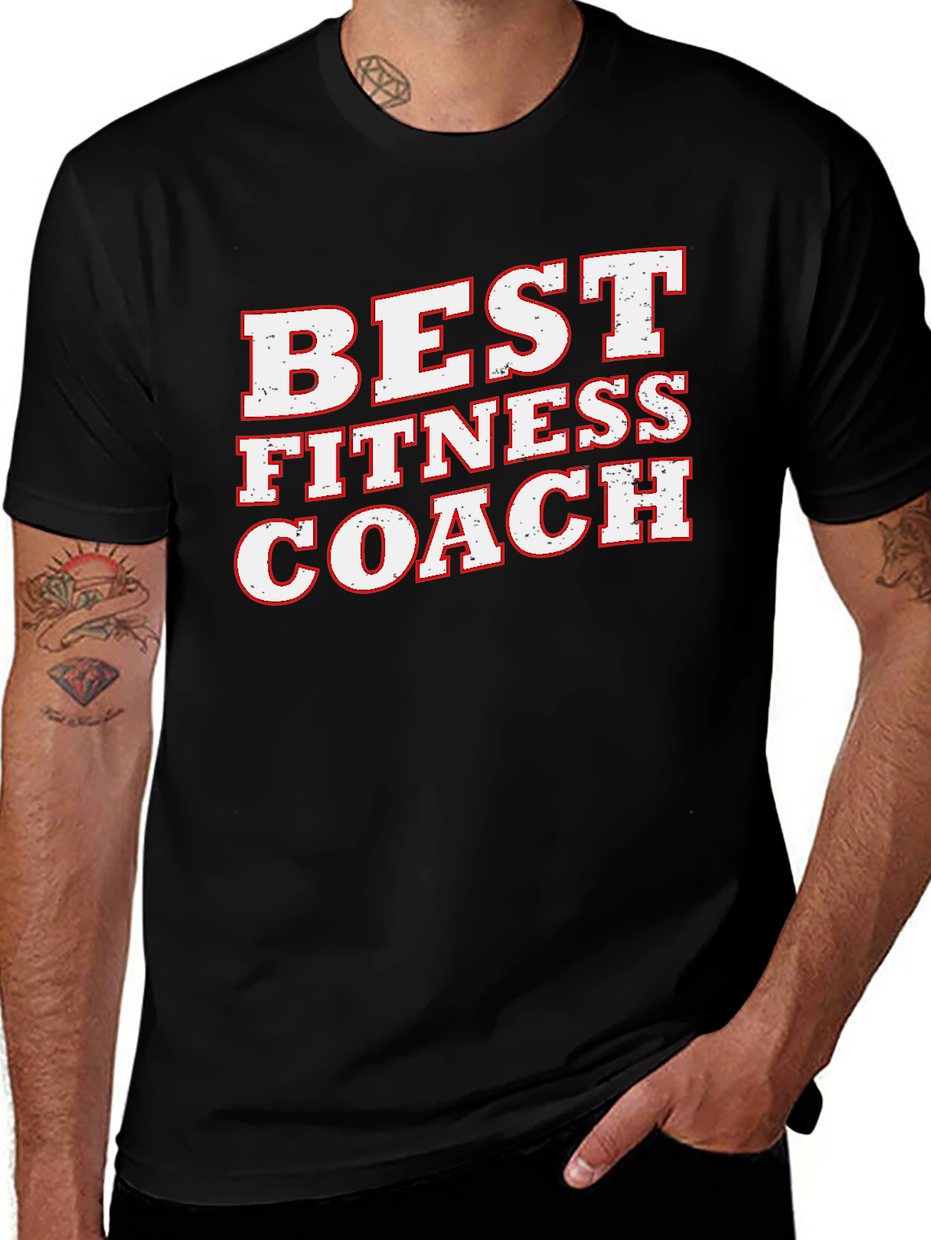 Best Fitness Coach T-Shirt - Workout Motivation