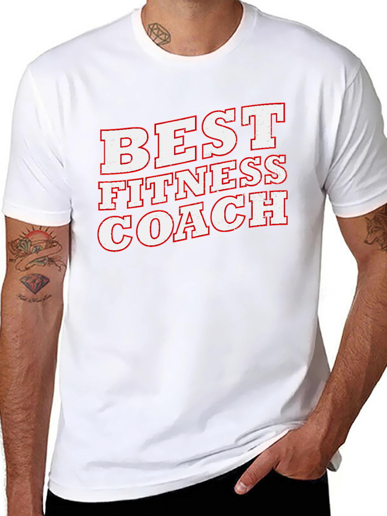 Best Fitness Coach T-Shirt - Workout Motivation