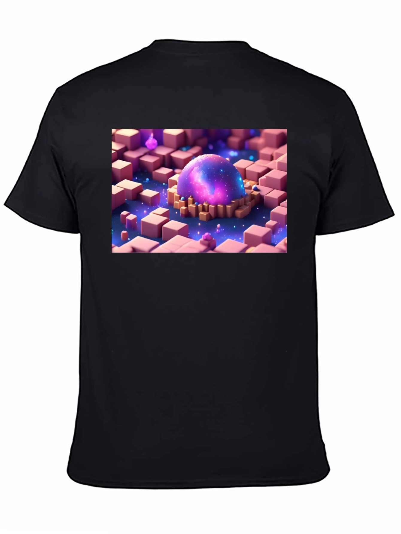 Galaxy Cube T-Shirt - Unique Graphic Tee