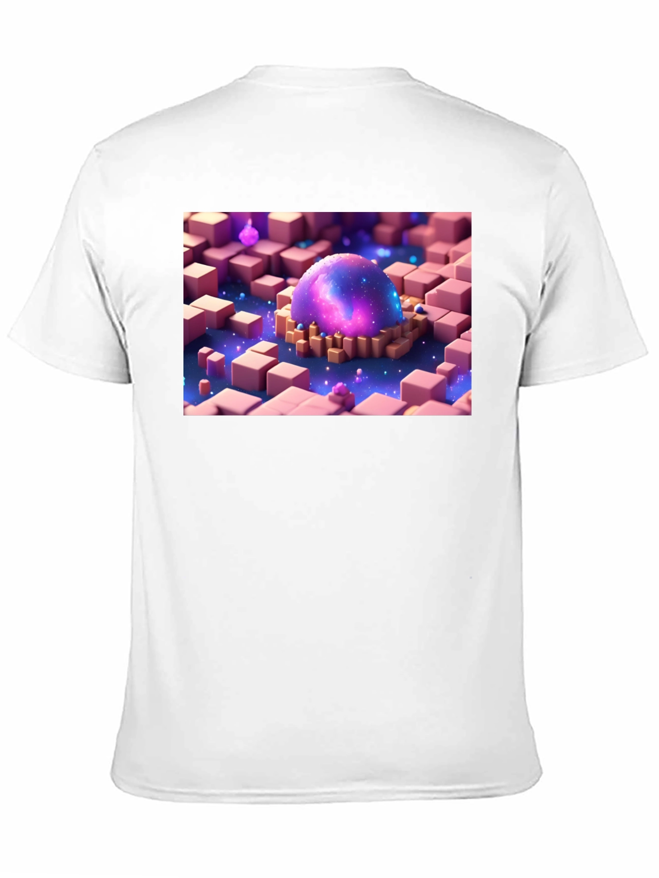 Galaxy Cube T-Shirt - Unique Graphic Tee