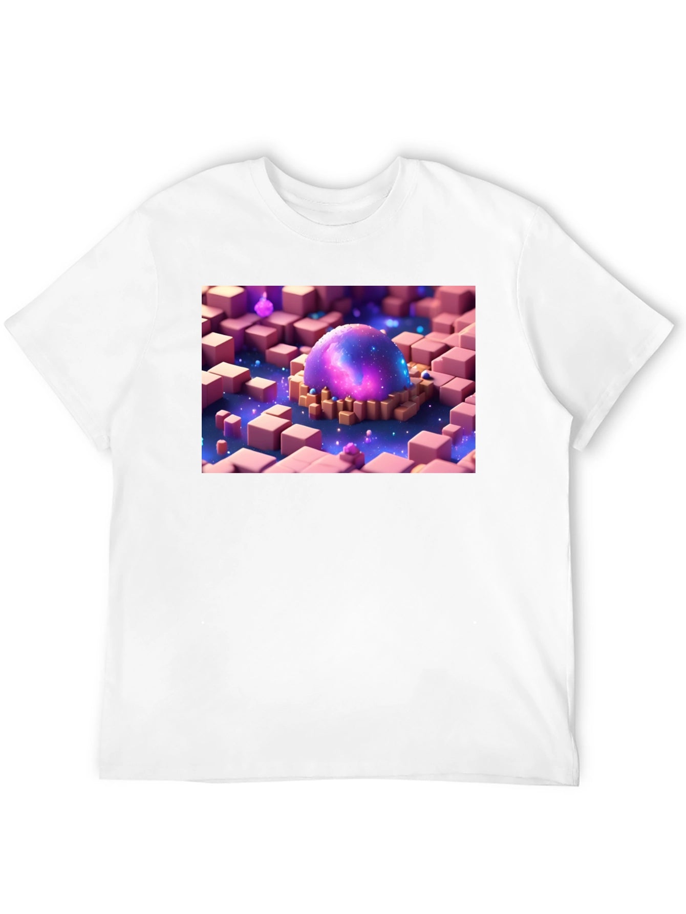Galaxy Cube T-Shirt - Unique Graphic Tee