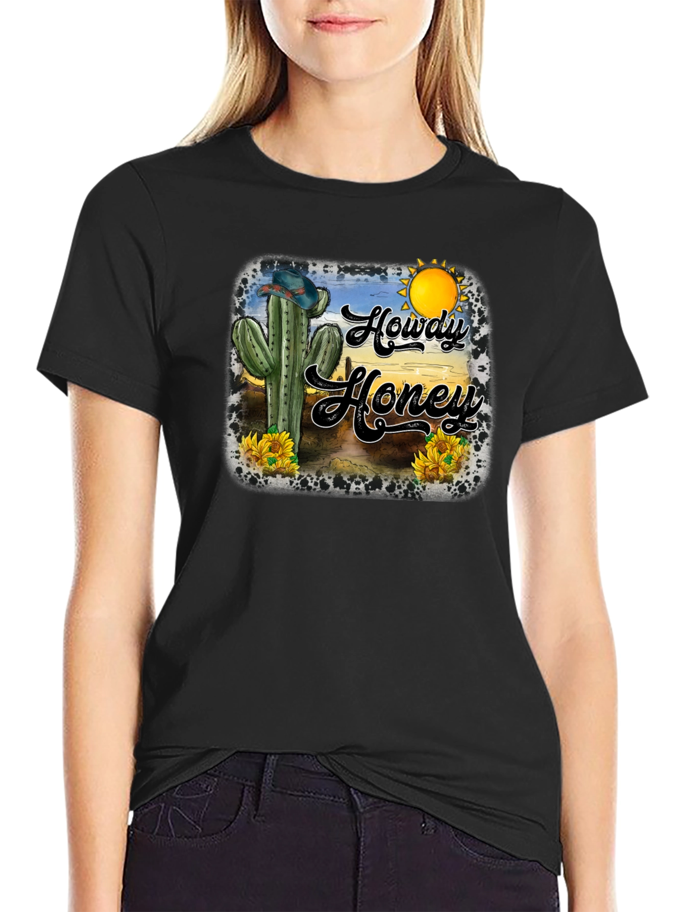 Howdy Honey Cactus Graphic Tee