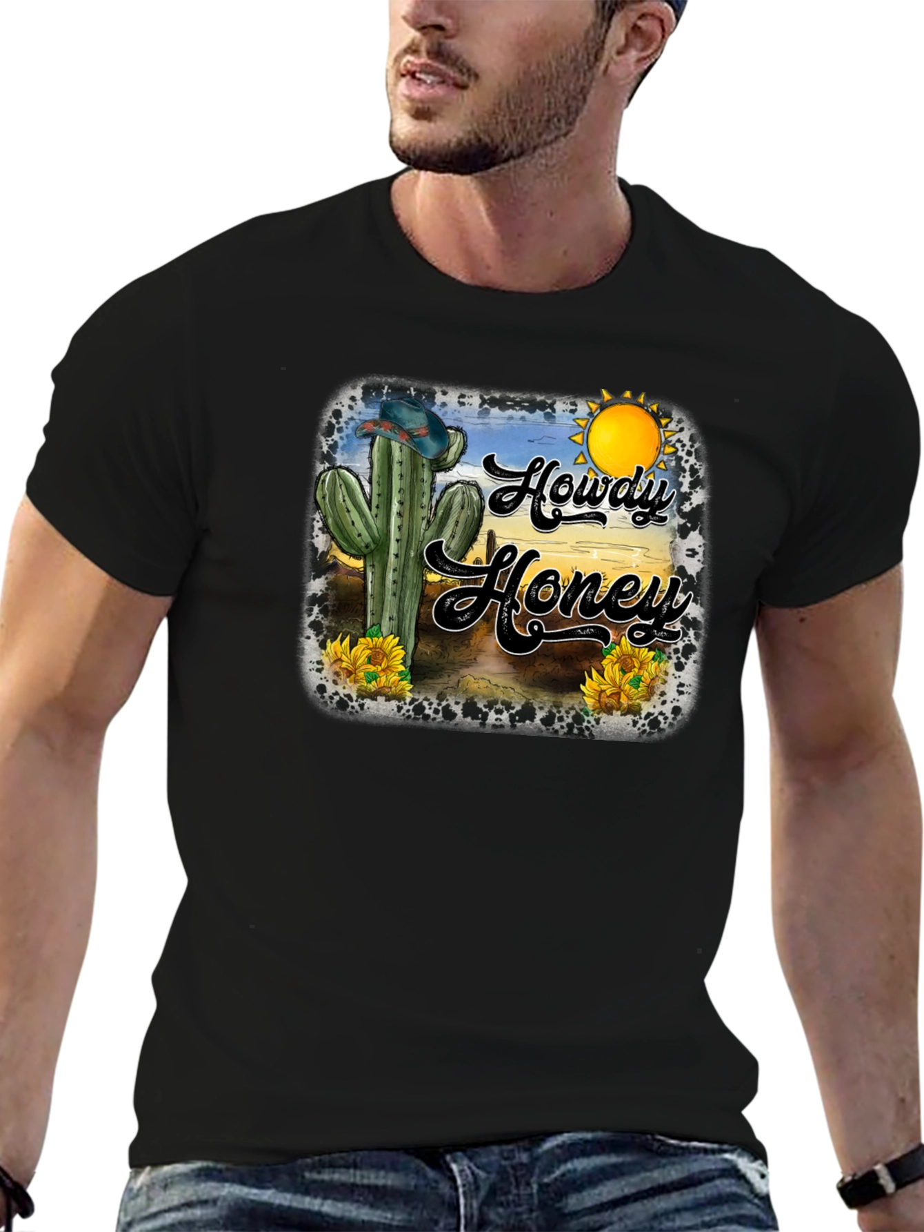 Howdy Honey Cactus Graphic Tee