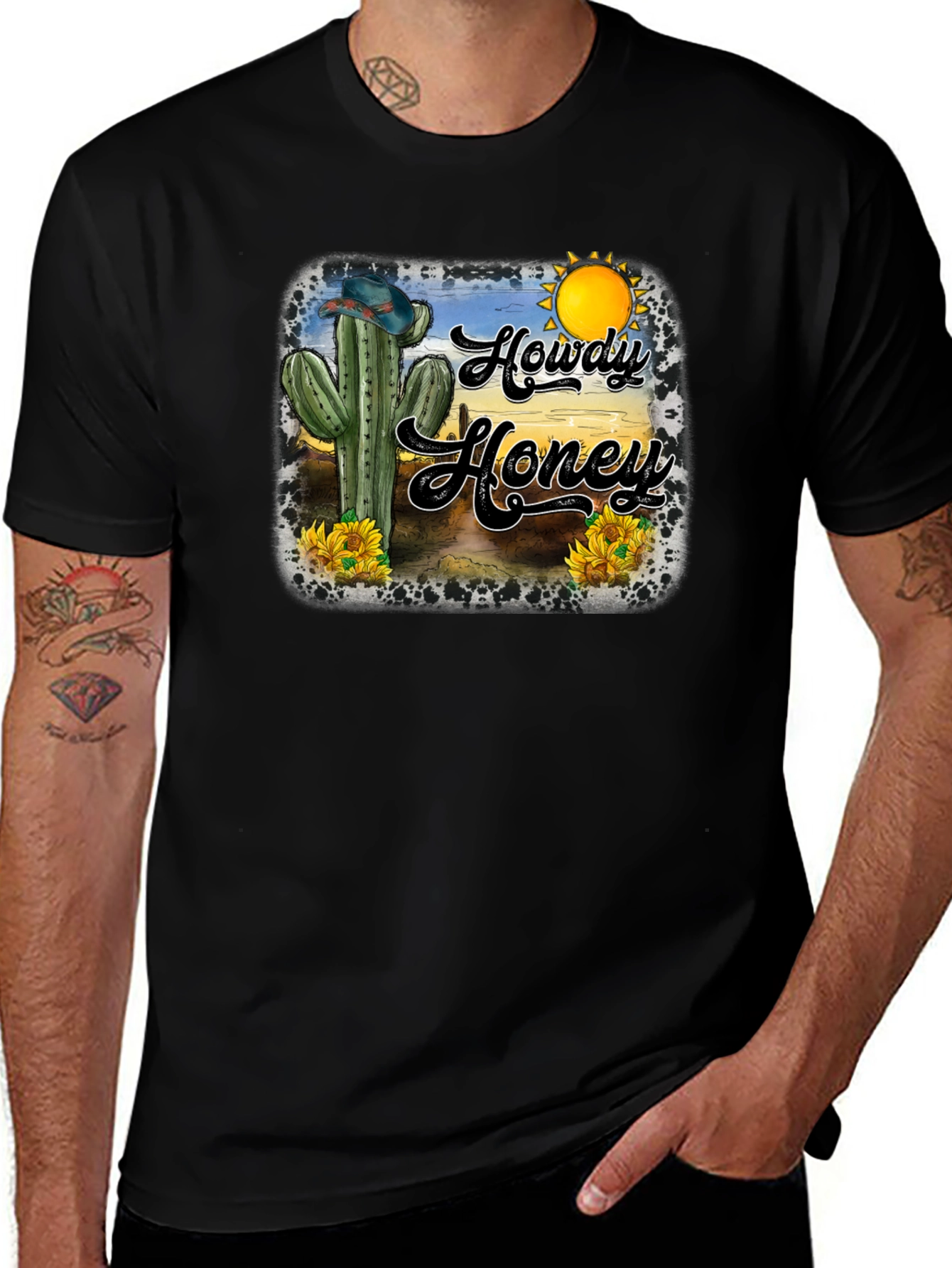 Howdy Honey Cactus Graphic Tee