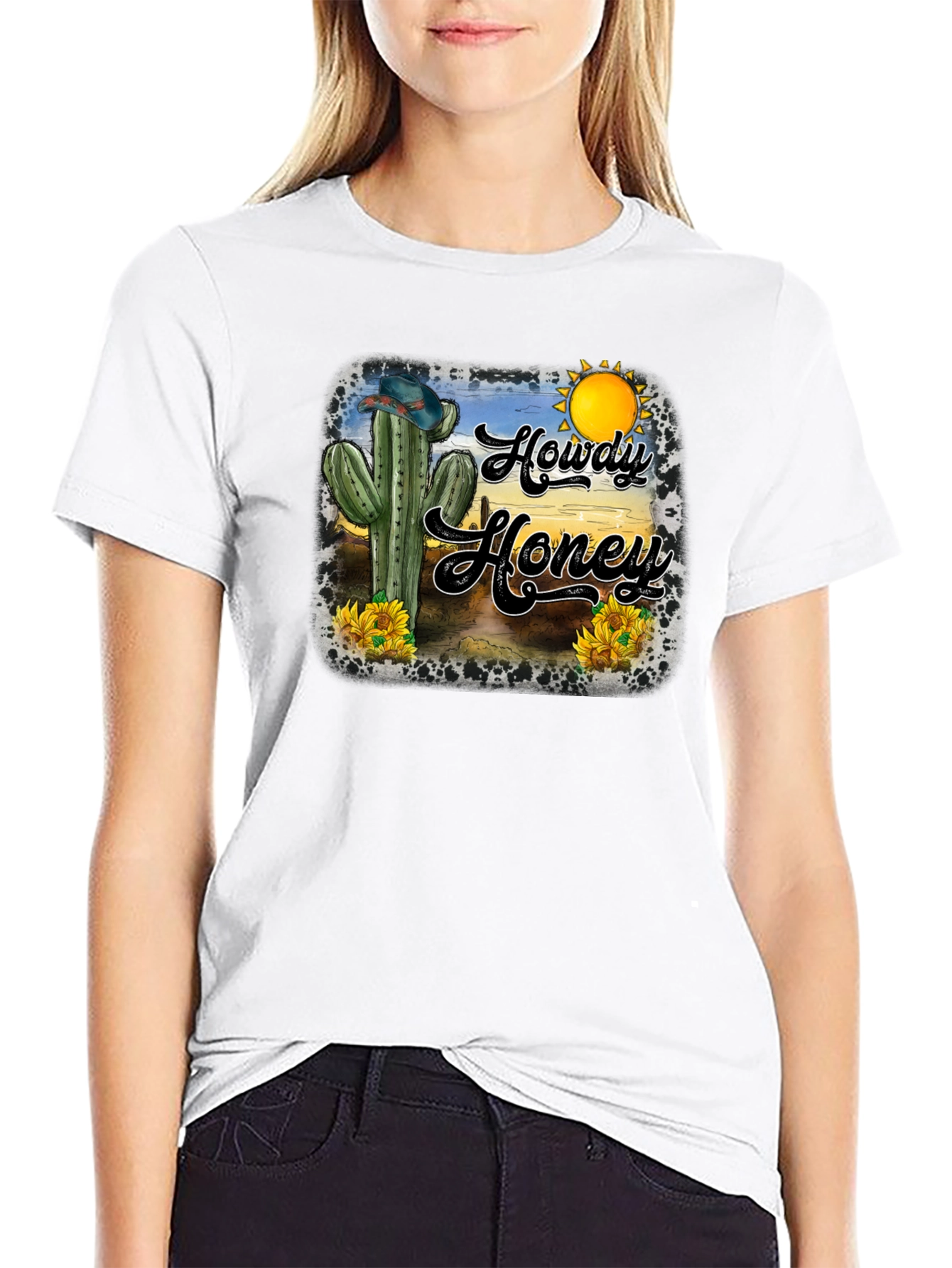 Howdy Honey Cactus Graphic Tee