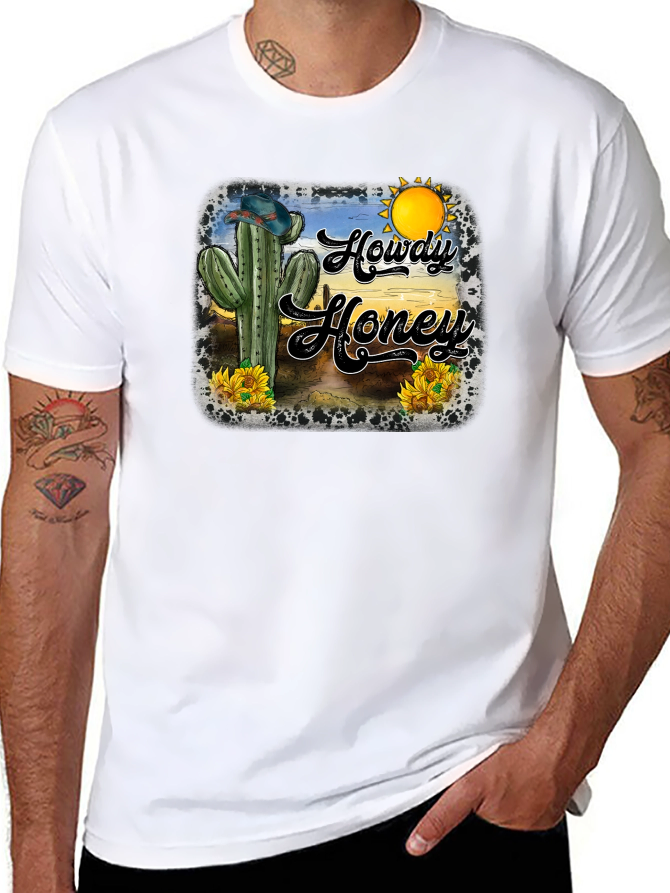 Howdy Honey Cactus Graphic Tee
