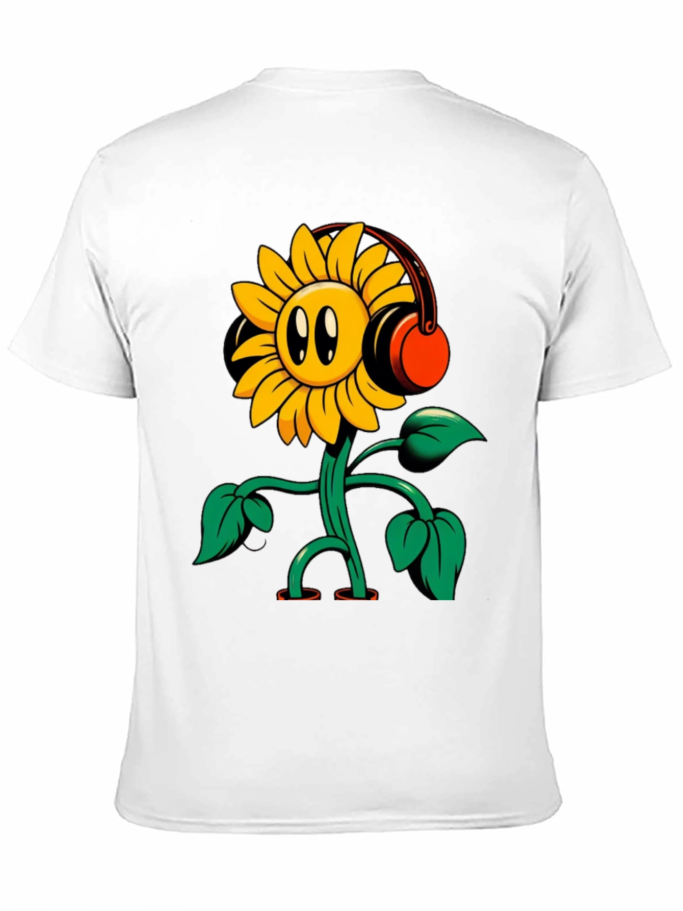 Sunflower Headphone T-Shirt