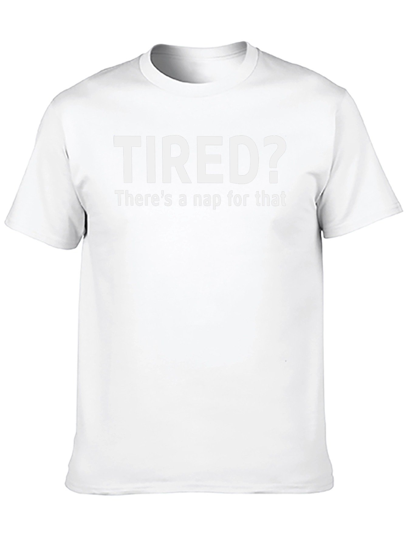 Tired? Nap Time Black T-Shirt