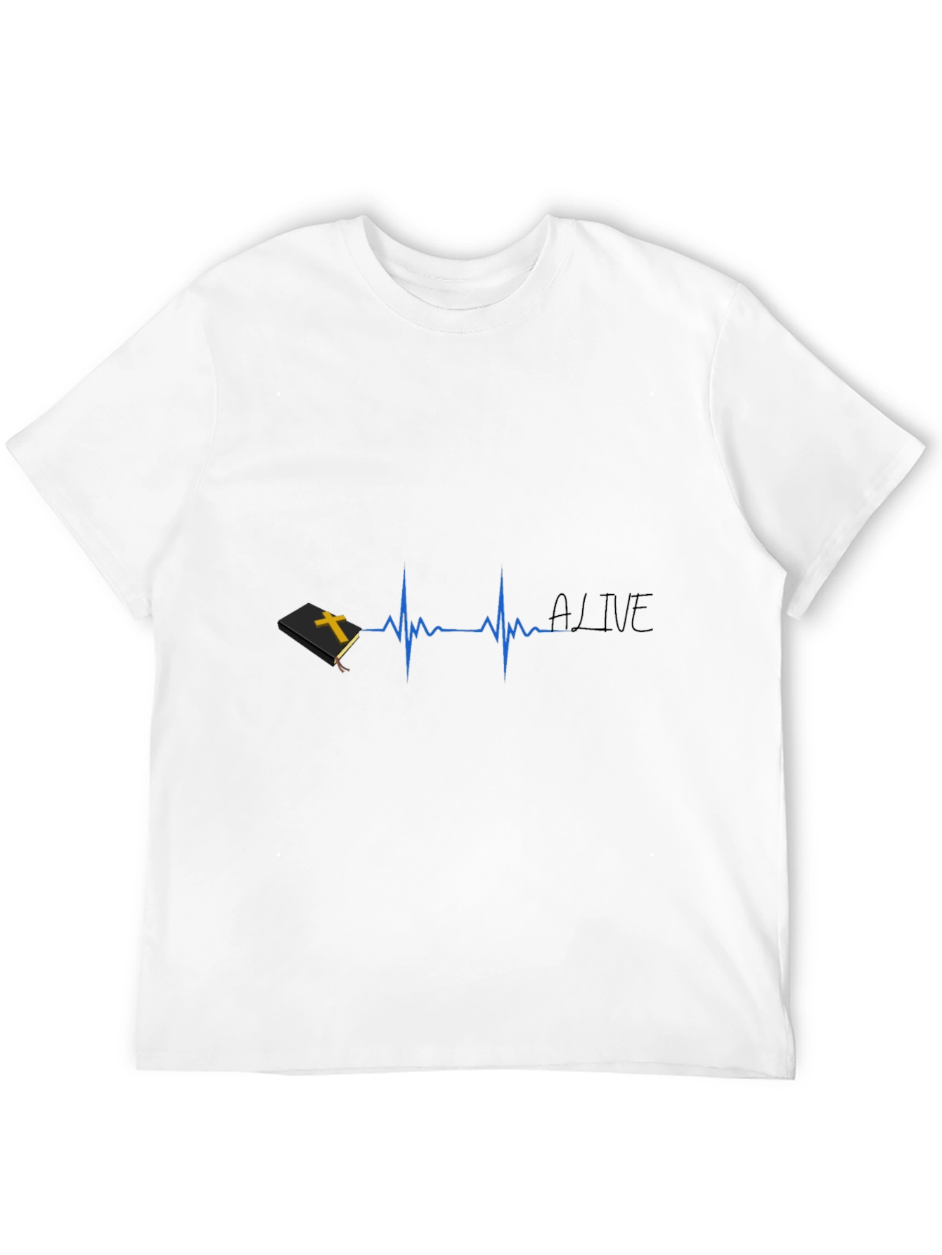 Faith Heartbeat T-Shirt - Christian Alive Graphic Tee