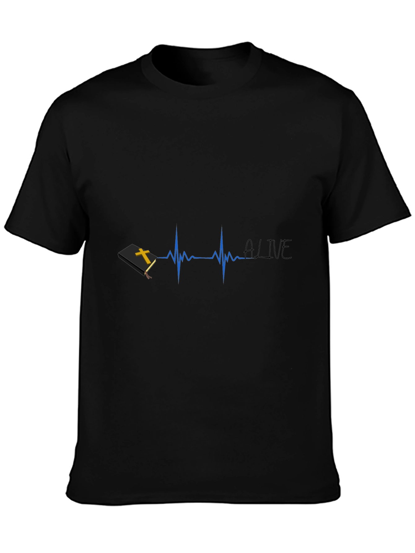 Faith Heartbeat T-Shirt - Christian Alive Graphic Tee