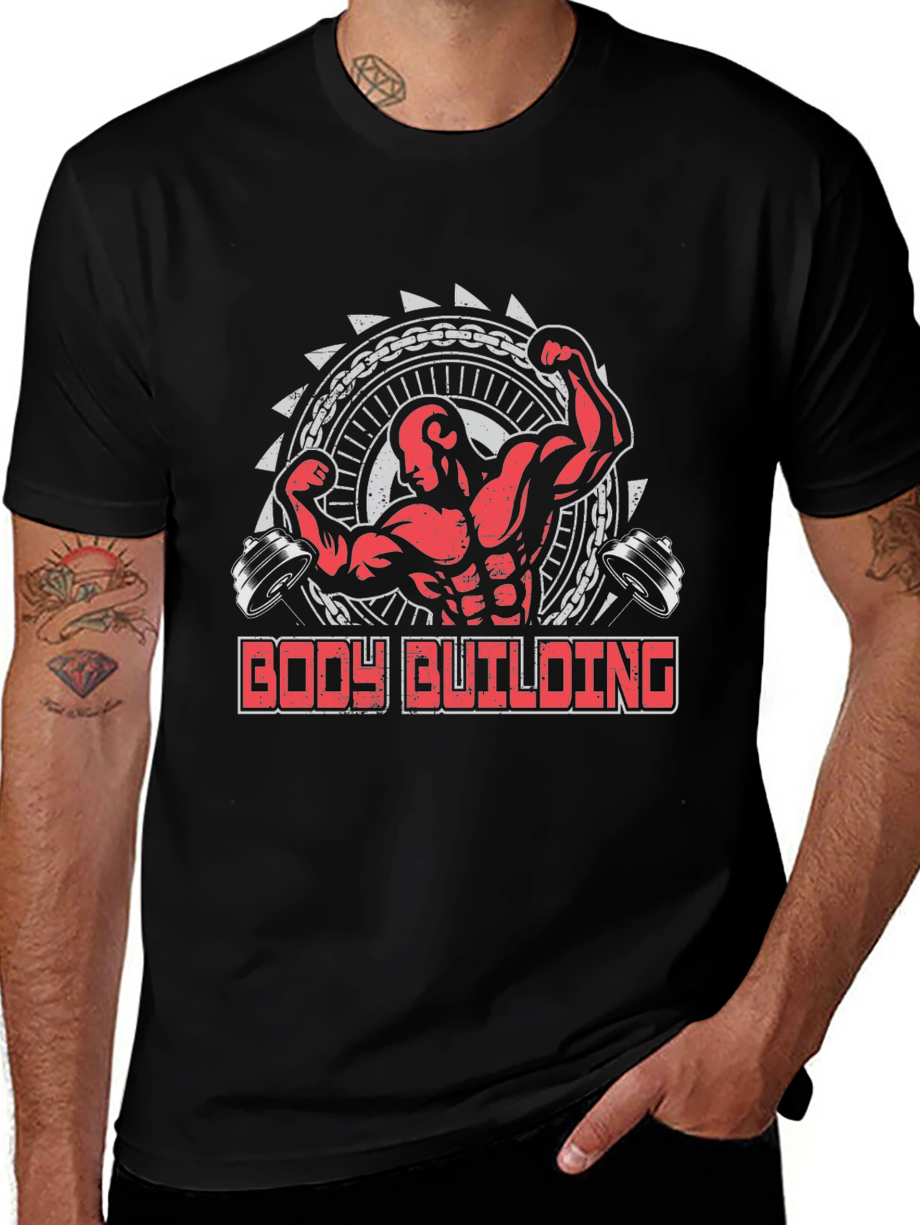 Bodybuilding Graphic Tee - Fitness Motivation Shirt