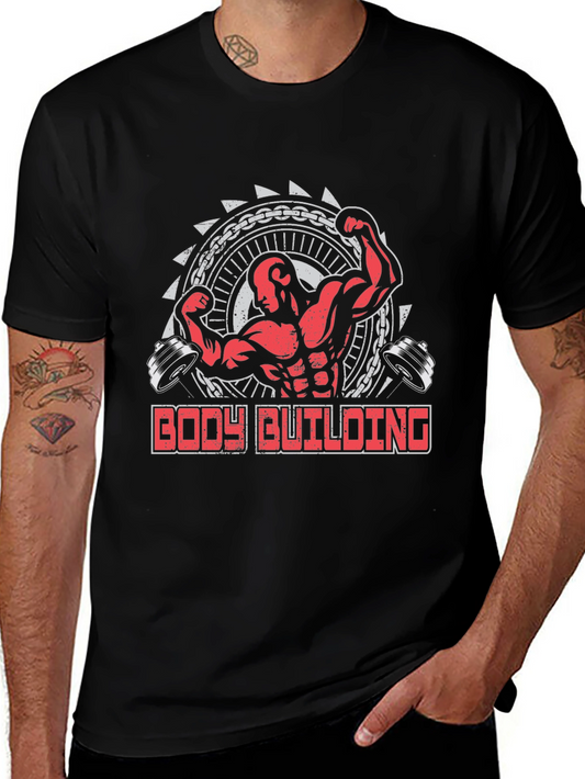 Bodybuilding Graphic Tee - Fitness Motivation Shirt