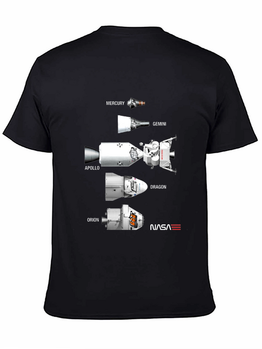 Spacecraft Evolution NASA T-Shirt