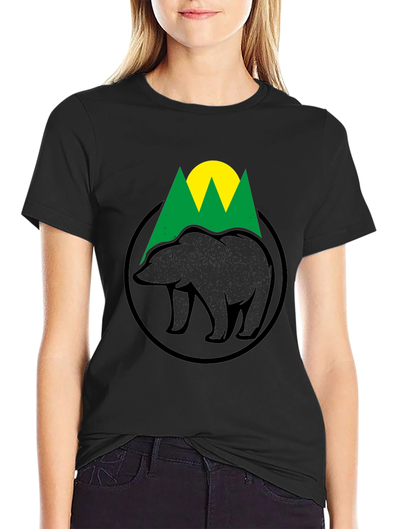 Bear Mountain Graphic T-Shirt - Nature Inspired Design