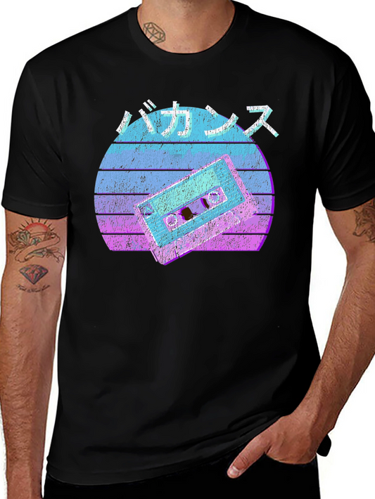 Retro Wave Cassette Tape T-Shirt