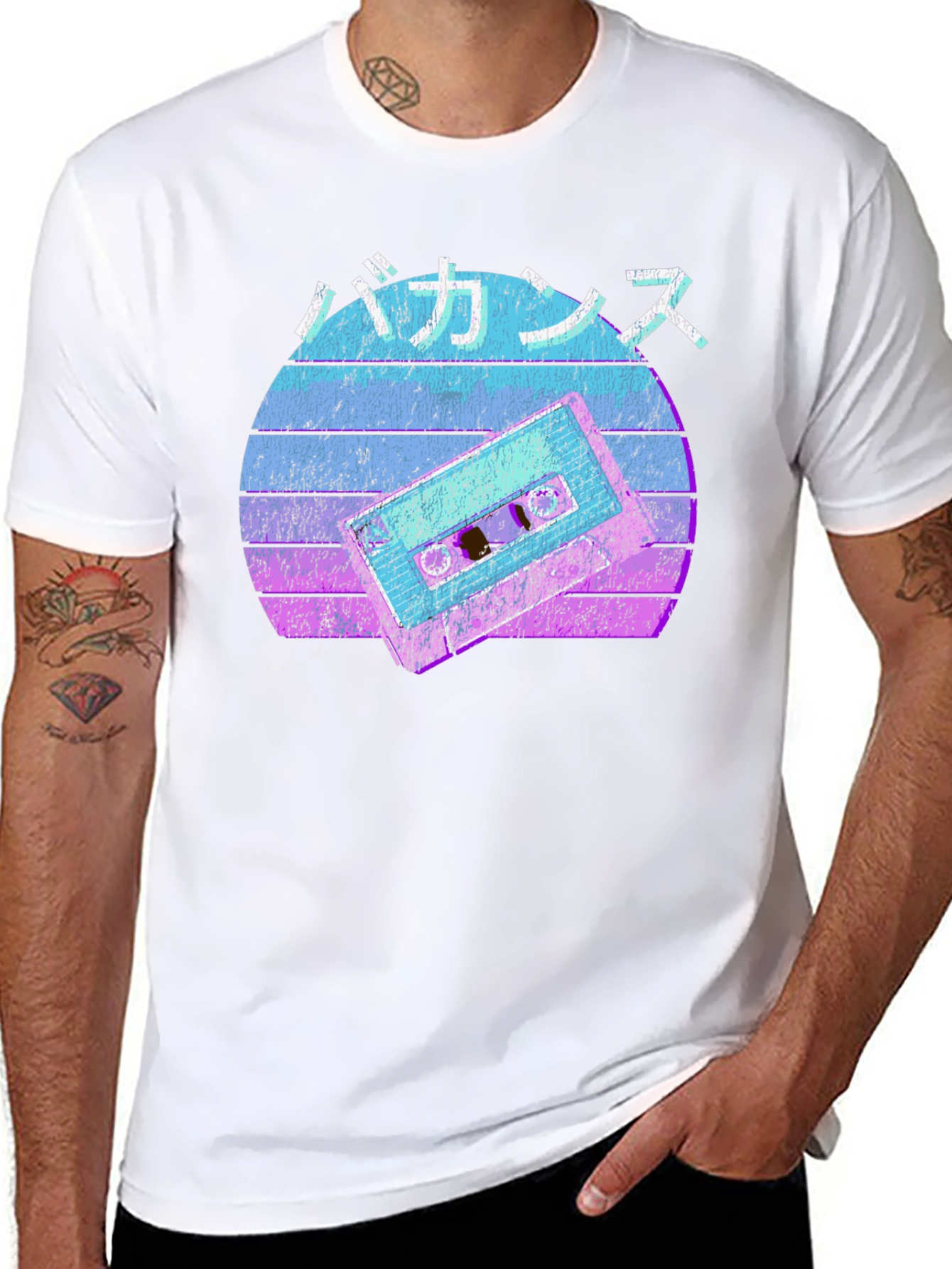 Retro Wave Cassette Tape T-Shirt