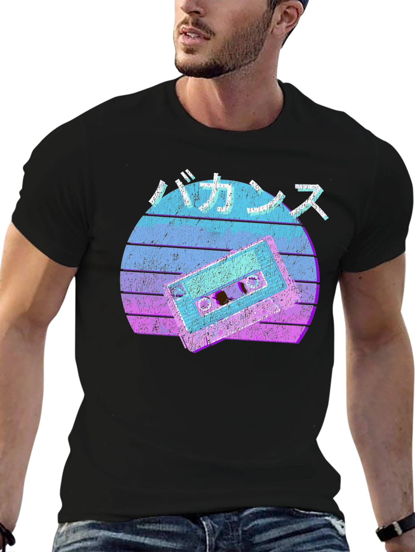 Retro Wave Cassette Tape T-Shirt