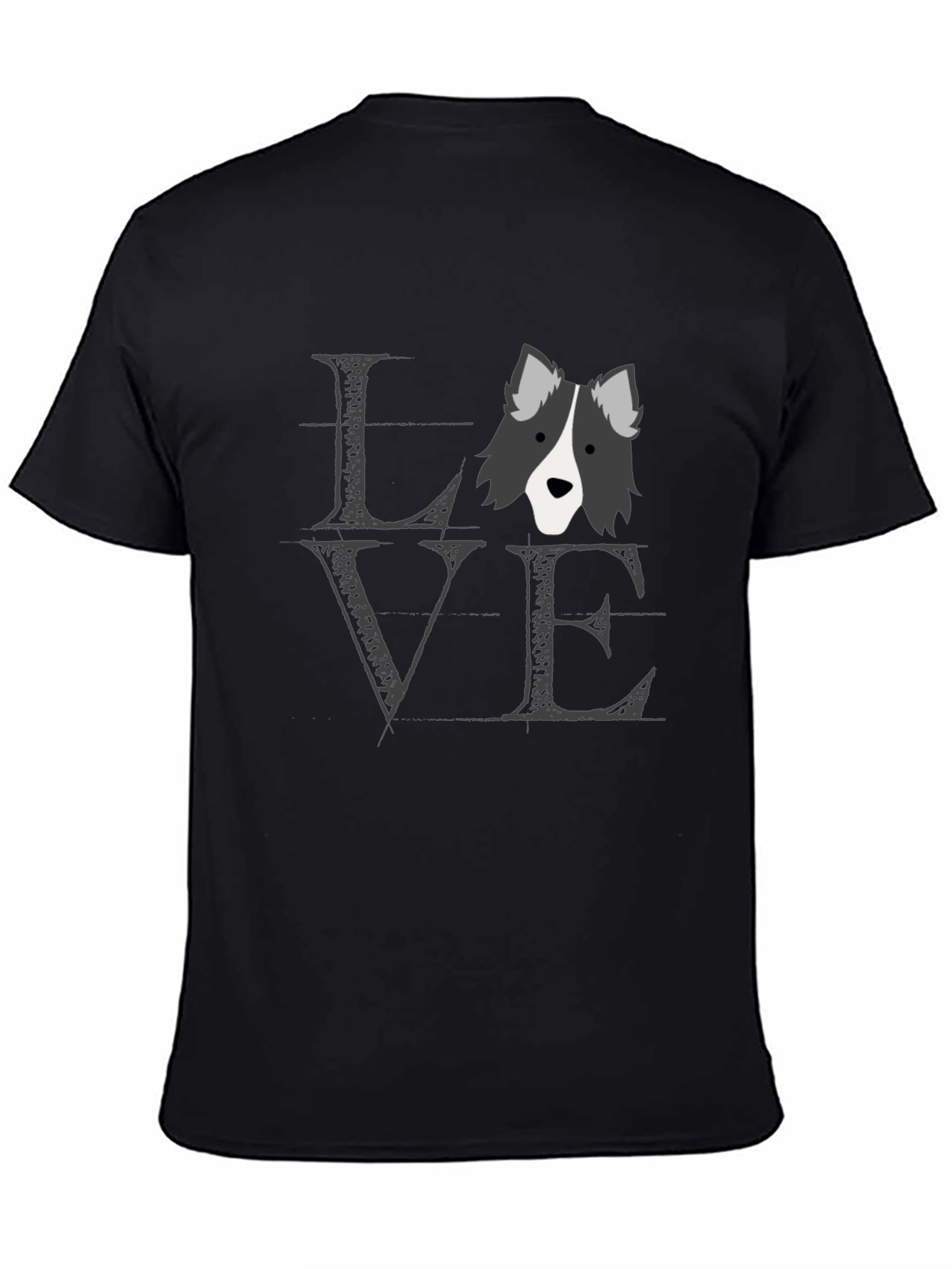 Love Border Collie T-Shirt Dog Lover Tee
