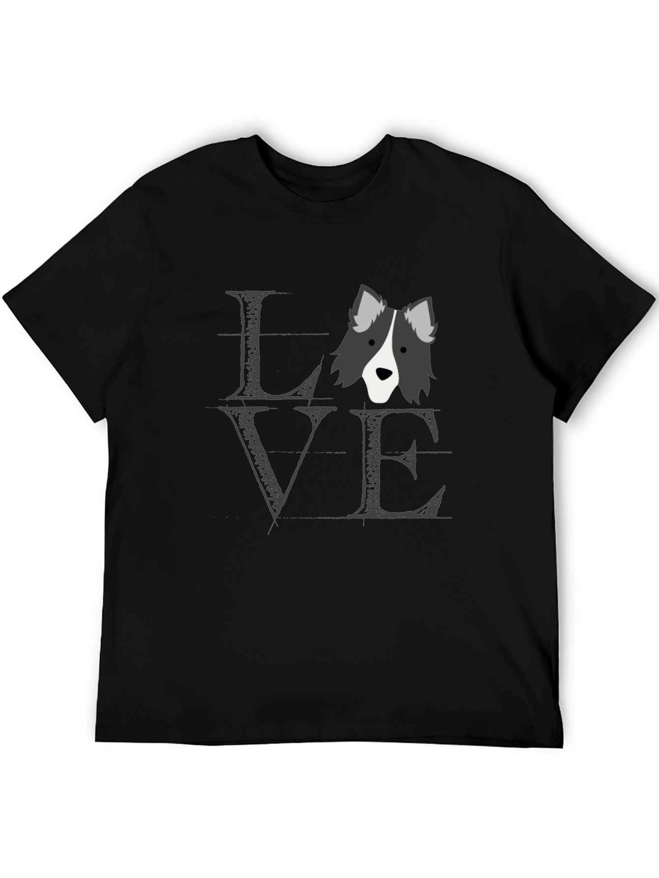 Love Border Collie T-Shirt Dog Lover Tee