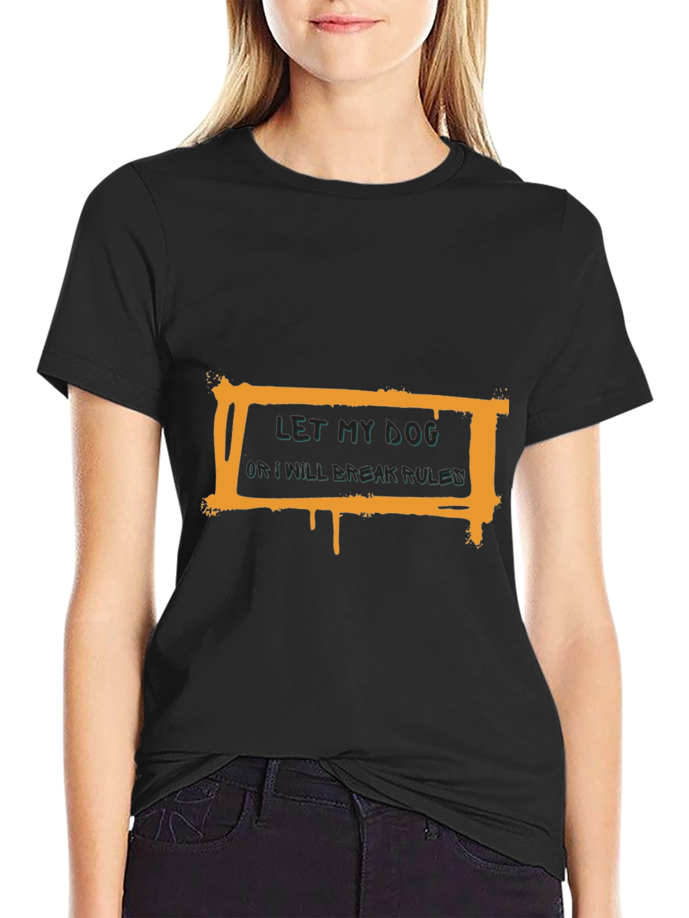 Let My Dog Out Graphic Tee