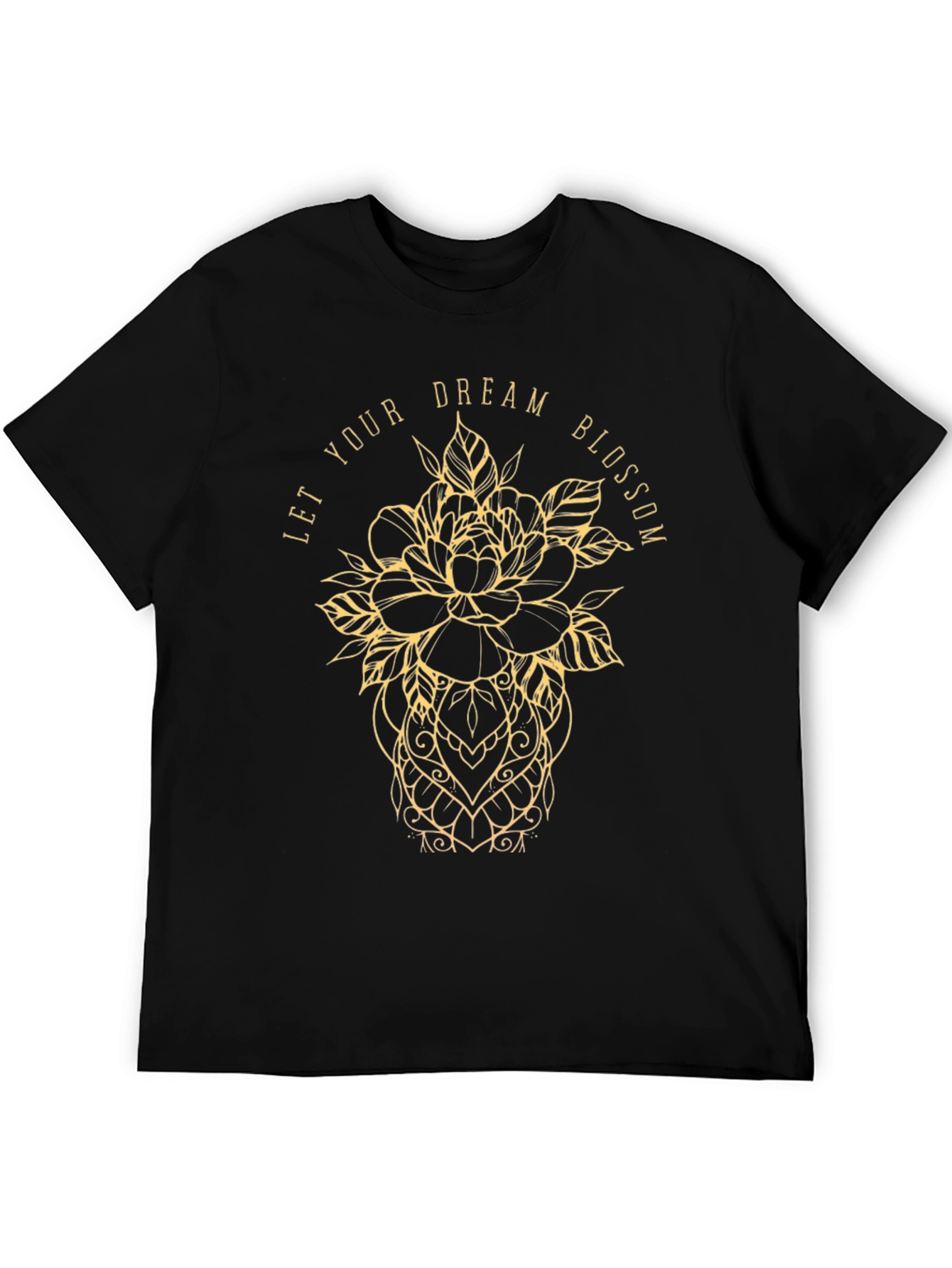 Dream Blossom Graphic Tee - Let Your Dreams Bloom
