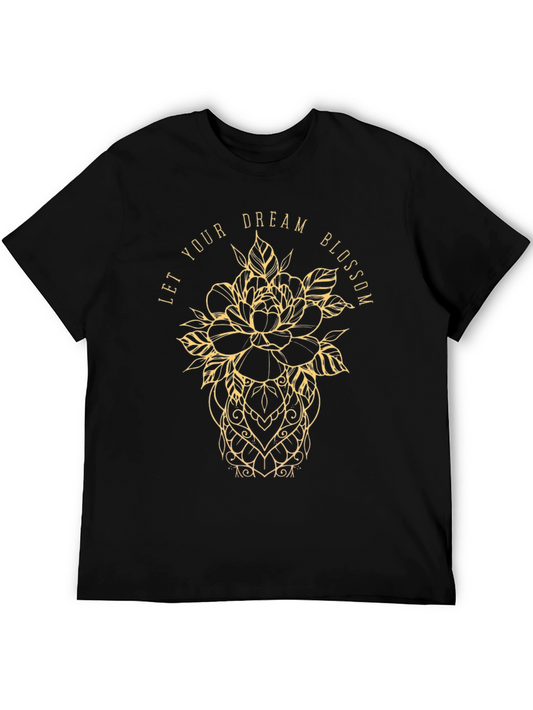Dream Blossom Graphic Tee - Let Your Dreams Bloom