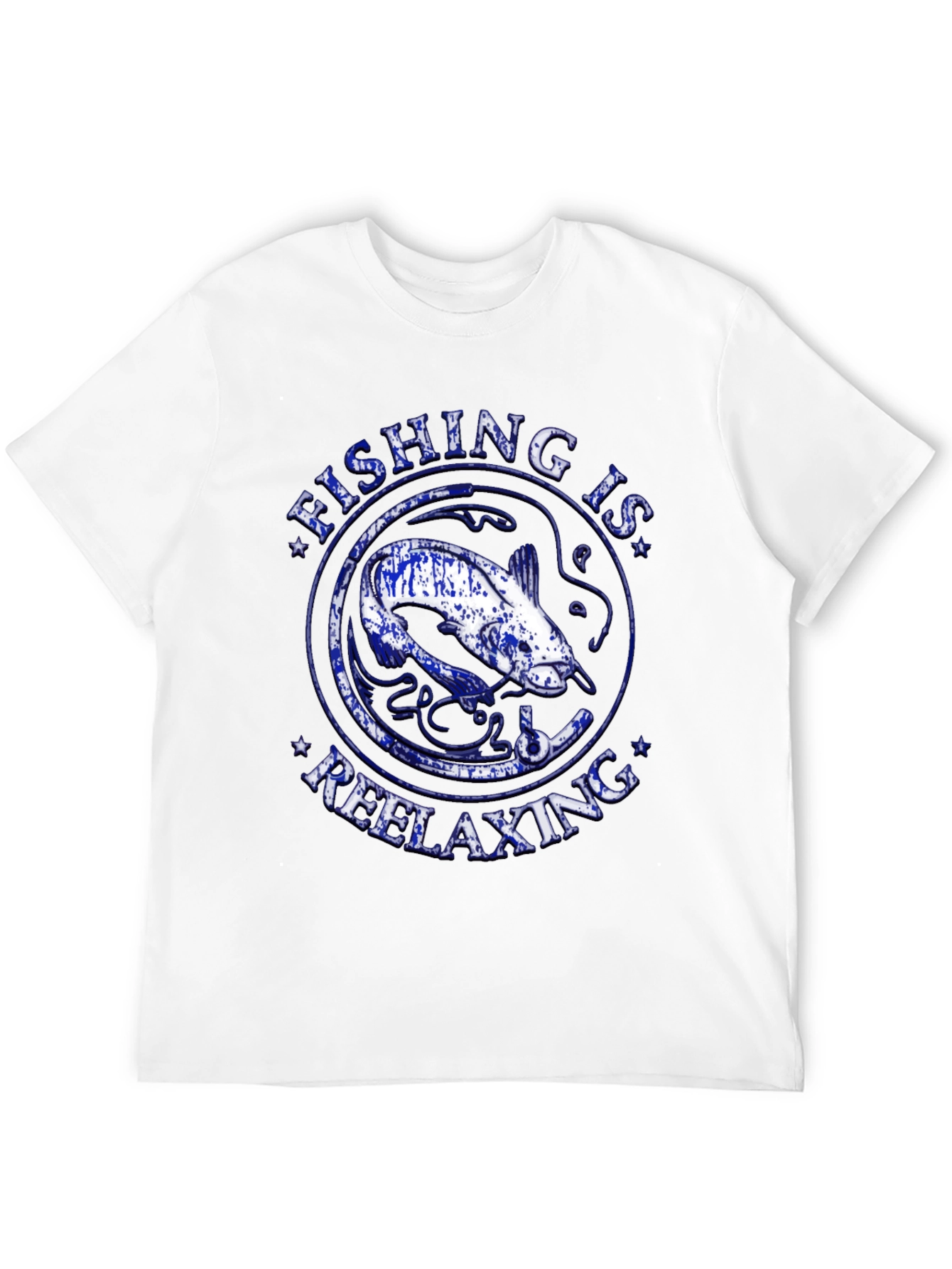 Fishing is Reelaxing T-Shirt - Black