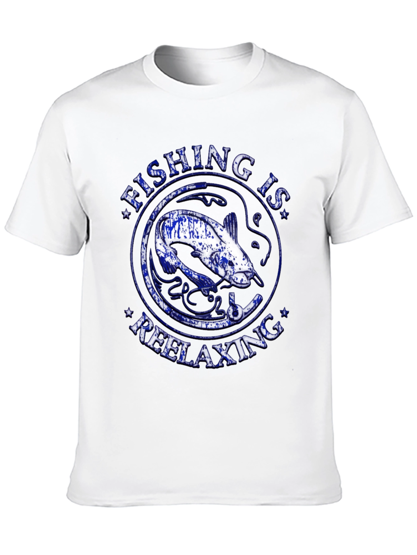 Fishing is Reelaxing T-Shirt - Black