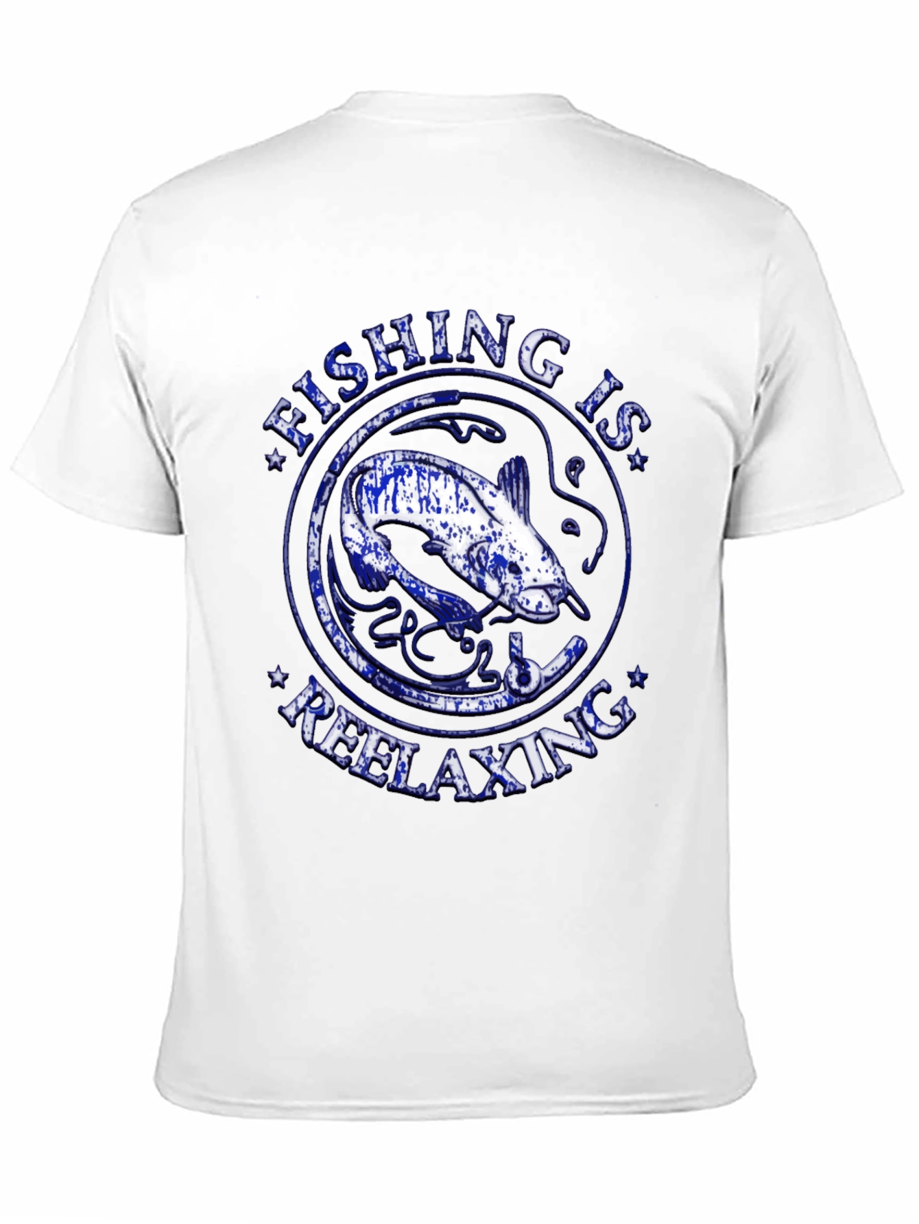 Fishing is Reelaxing T-Shirt - Black