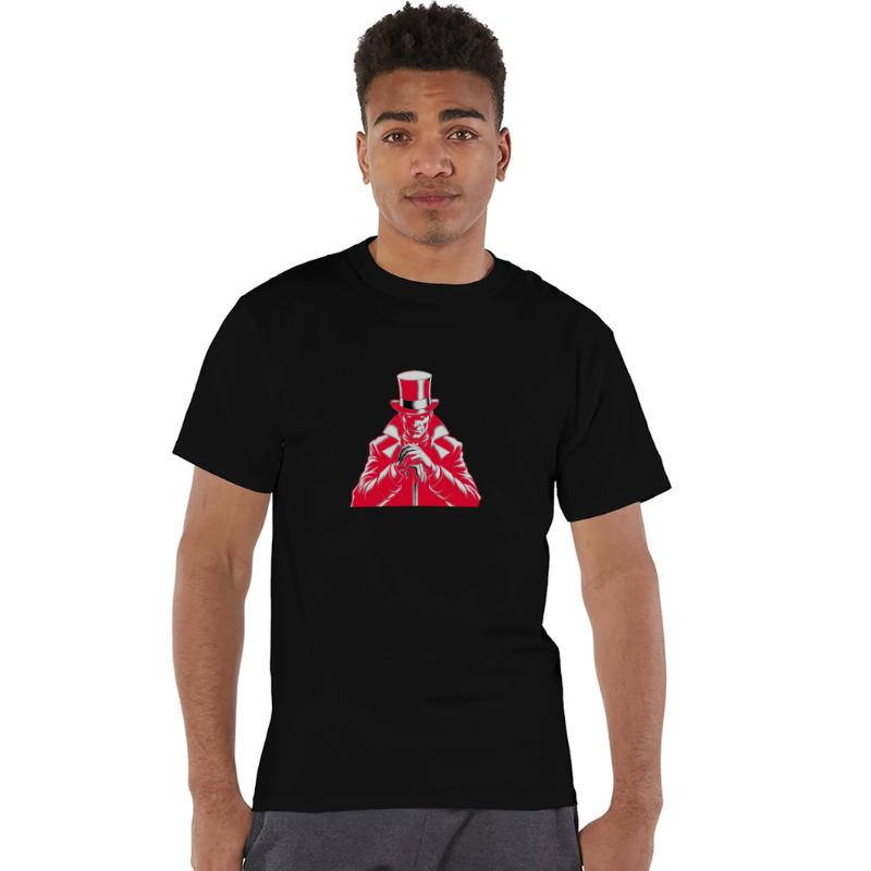A black and red vector T Shirt