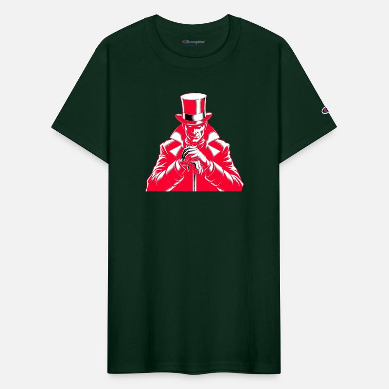 A black and red vector T Shirt