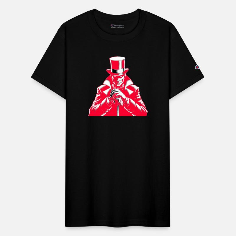 A black and red vector T Shirt