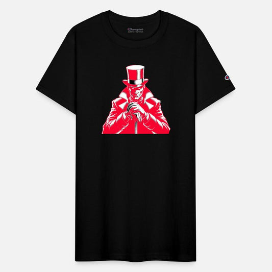 A black and red vector T Shirt