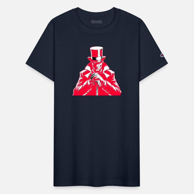 A black and red vector T Shirt