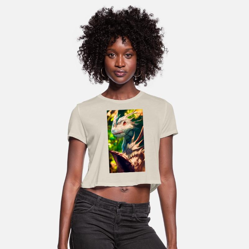 A fabulous mystical dragon in the jungle. A