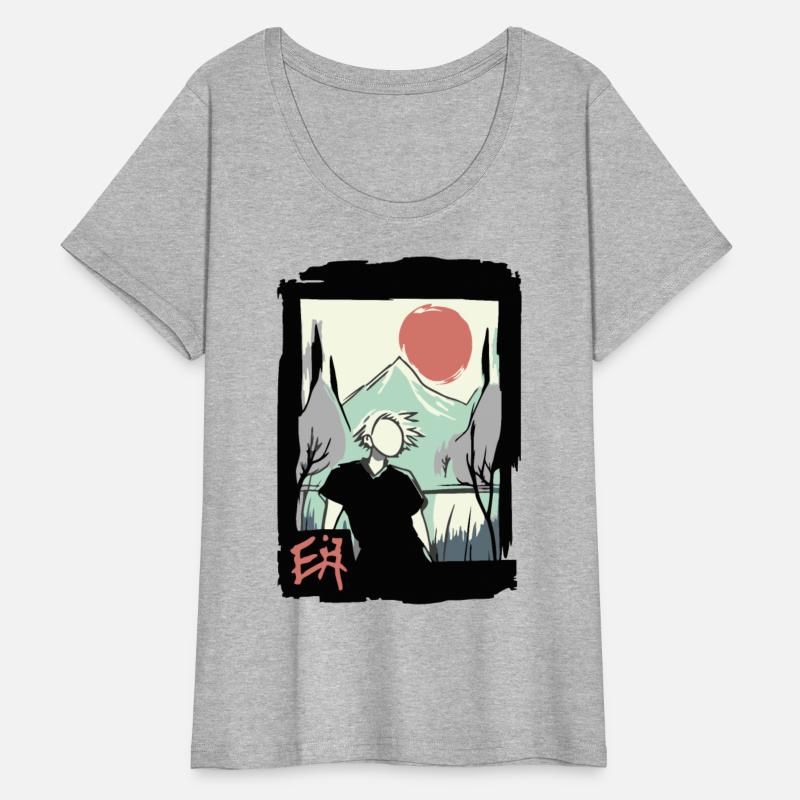 A Nice Day in Nature Under Japan's Red Sun