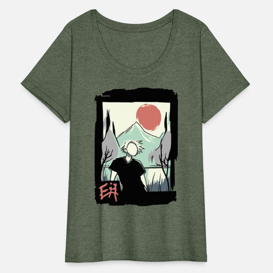 A Nice Day in Nature Under Japan's Red Sun